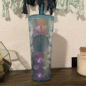 Starbucks 2022 Spring Mermaid Scales Iridescent Cold Cup Venti